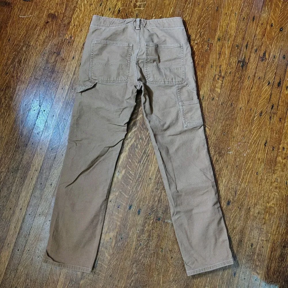 Gap Denim Painter Style Boys Tan Pants Size 12 Straight/T684